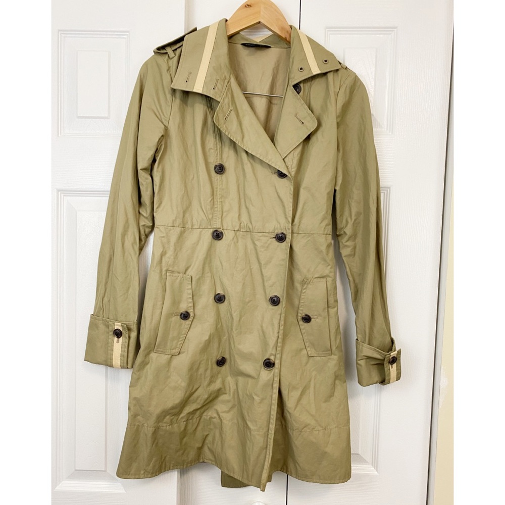 Banana republic classic trench coat size Xsmall khaki beige